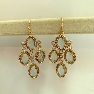 Kendra Scott Chandelier Light Blue Earrings